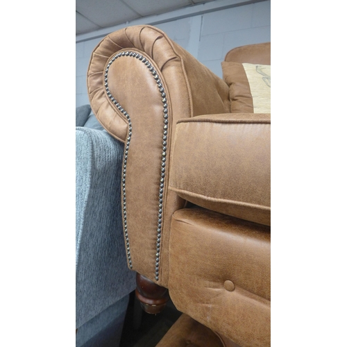 1441 - A County three seater sofa, armchair and accent chair   * This lot is subject to vat