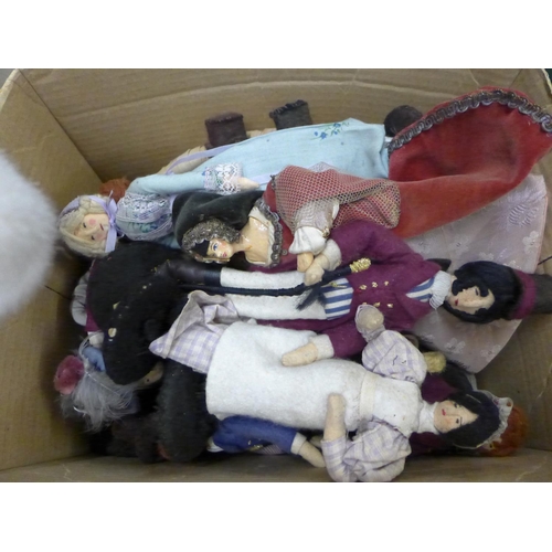 1075 - Three boxes of mixed soft toys and dolls **PLEASE NOTE THIS LOT IS NOT ELIGIBLE FOR POSTING AND PACK... 