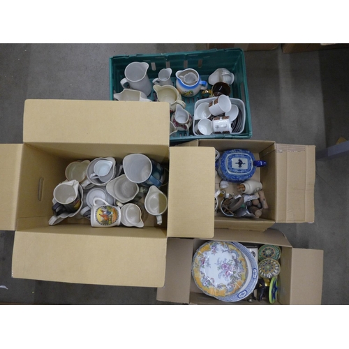 1082 - Four boxes of mixed china **PLEASE NOTE THIS LOT IS NOT ELIGIBLE FOR POSTING AND PACKING**