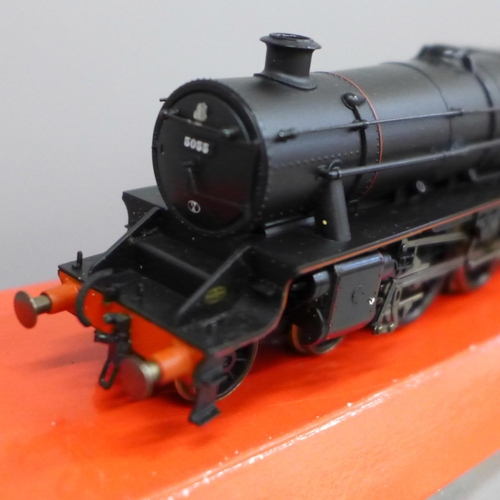 638 - A Hornby OO gauge locomotive and tender, LMS 4-6-0 Class 5P5F, boxed