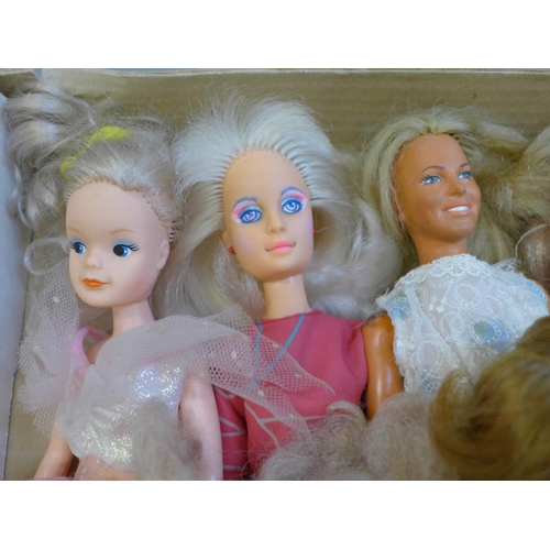 663 - Sindy, Jem, Daisy and Tressy dolls, etc., (15 dolls)