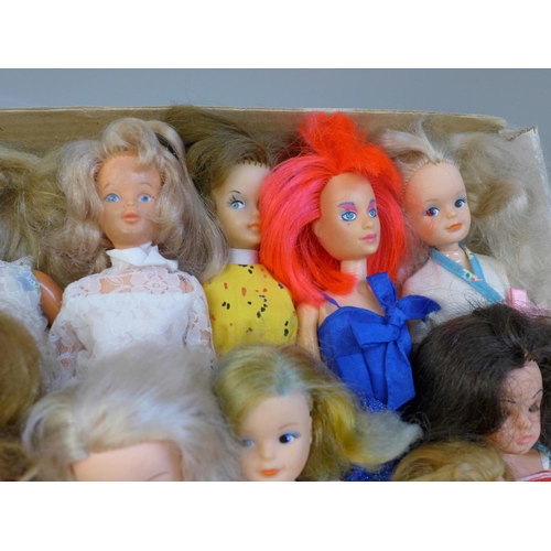 663 - Sindy, Jem, Daisy and Tressy dolls, etc., (15 dolls)