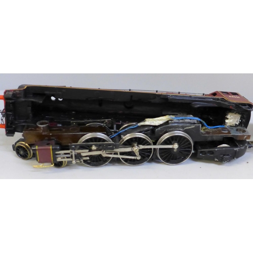 684 - Two Hornby OO gauge locomotives and tenders, 4-6-2 City of Glasgow 6242 LMS black and 4-6-2 City of ... 