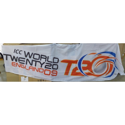 686 - An I.C.C. 2009 Cricket World Cup banner