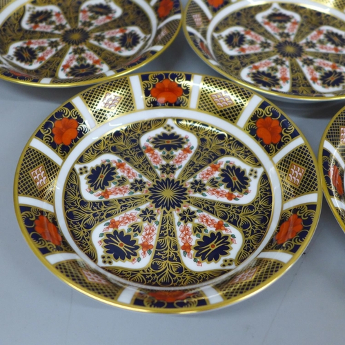 700 - Six Royal Crown Derby 1128 Imari bowls