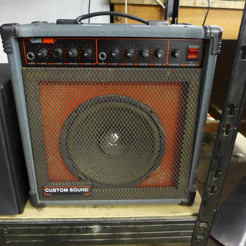 2158 - A large Custom Sound amp