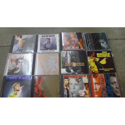 707 - A David Bowie CD collection, some still sealed