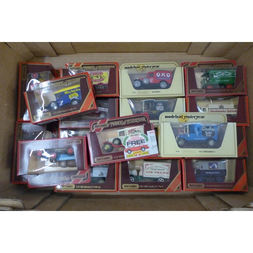 754 - A collection of Matchbox model vehicles, boxed including Models of Yesteryear plus Matchbox and Corg... 