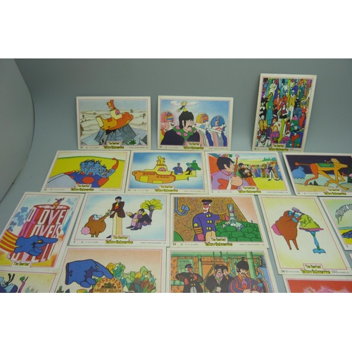 832 - Beatles Anglo Yellow Submarine cards, 1960's, (22)