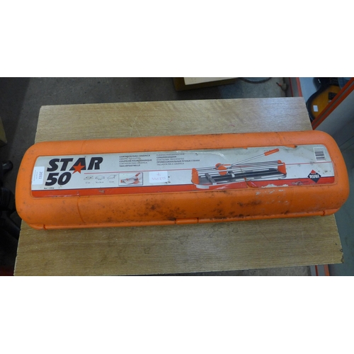 2031 - A Star ceramic tile cutter in case