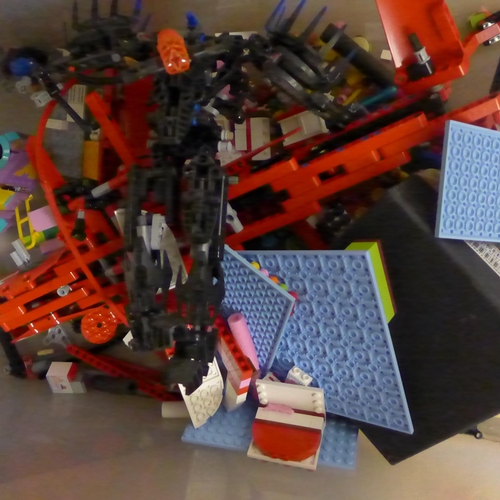 2065 - A quantity of Lego with some boxes and Lego storage box