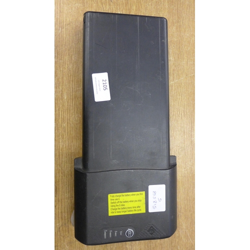 2105 - An e-Bike battery pack Li-ion 24v, 8.8ah