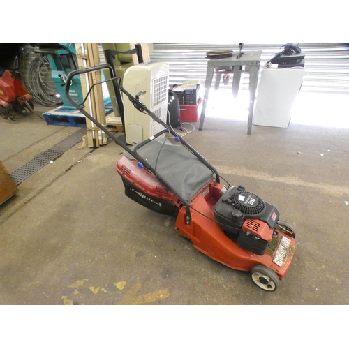 2231 - A Mountfield push petrol lawn mower with collector and roller