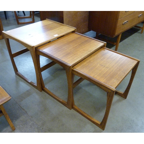 26 - A G-Plan Quadrille teak nest of tables