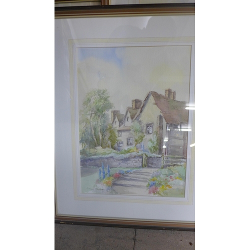 271 - Assorted C. Stanley Desborough watercolours, some framed