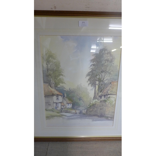 271 - Assorted C. Stanley Desborough watercolours, some framed