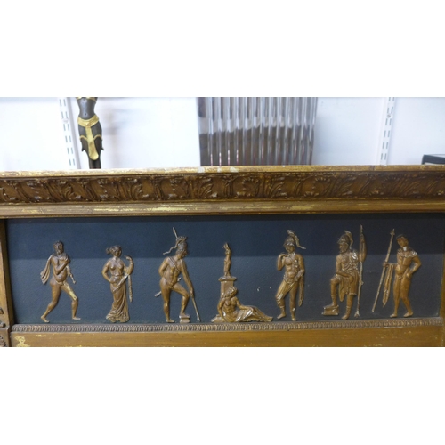 276 - A Regency style gilt framed pier mirror