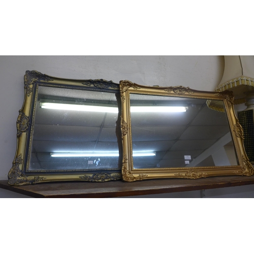 312 - A pair of similar Victorian style gilt framed mirrors