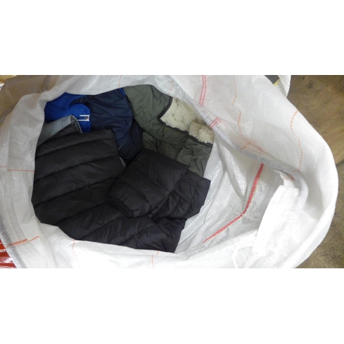 2420 - A large bag of unused coats