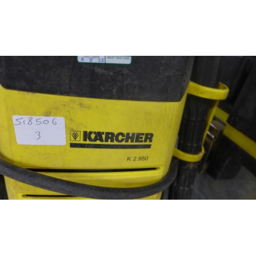 2423 - A Karcher K2.950 jet washer - W