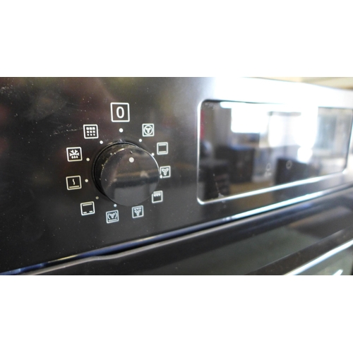 3023 - Zanussi Single Pyrolytic Oven H589xW594xD568   -  Model No  ZOPNX6K2  , Original RRP £349.17  inc. v... 