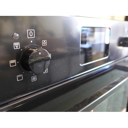 3025 - Zanussi Single Multifunction Oven - Black H589xW594xD568   -  Model No  ZOHNX3K1  , Original RRP £32... 