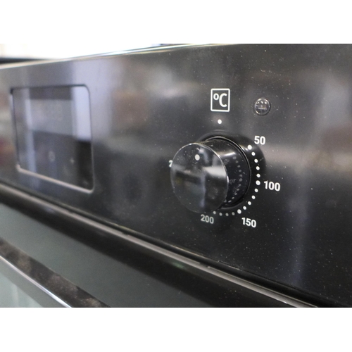 3025 - Zanussi Single Multifunction Oven - Black H589xW594xD568   -  Model No  ZOHNX3K1  , Original RRP £32... 