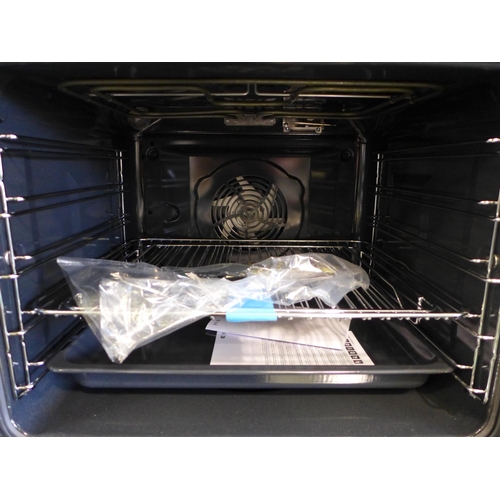 3025 - Zanussi Single Multifunction Oven - Black H589xW594xD568   -  Model No  ZOHNX3K1  , Original RRP £32... 