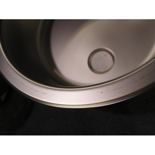 3029 - 3X 450mm Installation Round Stainless Steel Sinks  Original RRP £25.00  inc. vat  (401 - 15)   * Thi... 