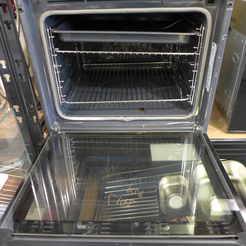 3033 - AEG Single Pyrolytic Oven with SteamBake  H594xW595xD567   -  Model No  BPK556220M  , Original RRP £... 