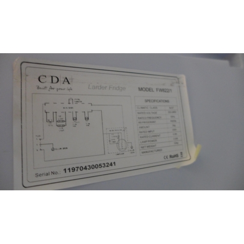 3036 - CDA Integrated Tower Fridge  H1772xW540xD540   -  Model No  FW822  , Original RRP £513.33  inc. vat ... 