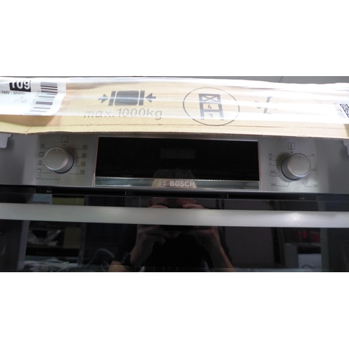 3069 - Bosch Serie 4 Single Oven H595xW594xD548   -  Model No  HBS534BS0B  , Original RRP £357.5  inc. vat ... 