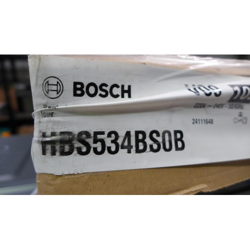 3069 - Bosch Serie 4 Single Oven H595xW594xD548   -  Model No  HBS534BS0B  , Original RRP £357.5  inc. vat ... 