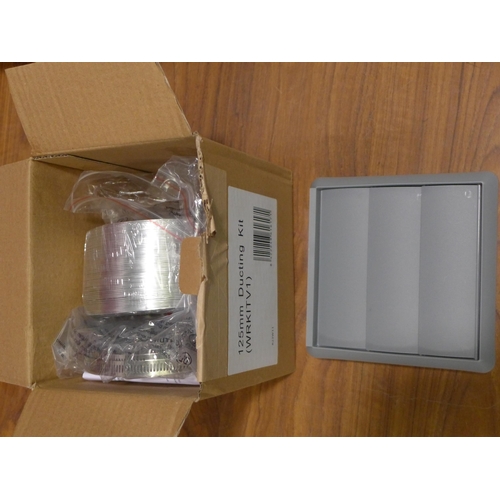 3084 - 120mm Chimney Hood Ducting Kit  - Model no  43077MAN, Original RRP £26.67 inc vat and a Miele recirc... 