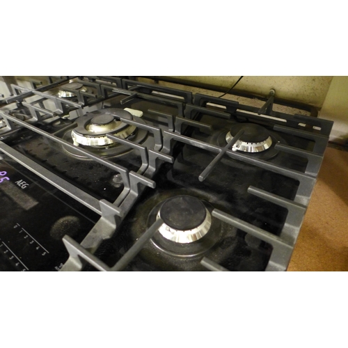 3108 - AEG 5 Burner Gas Hob H52xW750xD510  - Model no  HVB75450IB , Original RRP £740.83 inc vat (404-34)  ... 