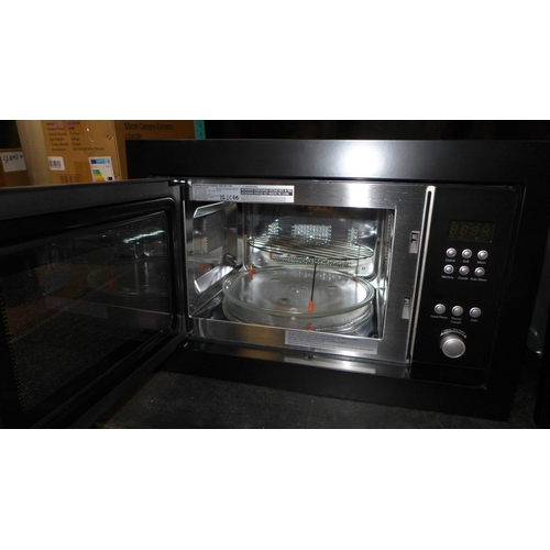 3285 - Viceroy Black Combination Microwave - Left Hinge Opening H382xW594xD530 , Original RRP £357.50 inc v... 