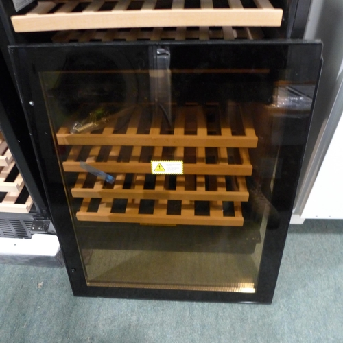 3291 - Viceroy Under Counter Wine Cooler - Door Require Attention - W595xD570  - Model no  WRWC60BK , Origi... 