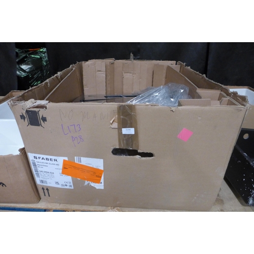 3296 - Faber Galileo FlexInduction 4 Zone Venting Hob - Broken -  H410xW830xD520  - Model no  340.0594.624 ... 