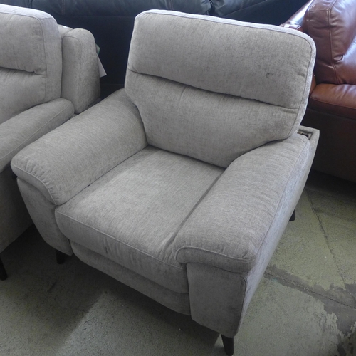 1476 - Grace Mink Fabric Armchair with Power Recliner, original RRP £499.99 + VAT (4176-12) *This lot is su... 