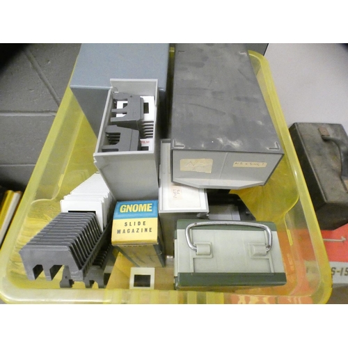 1136 - Eight vintage projectors plus slides, (no plugs) **PLEASE NOTE THIS LOT IS NOT ELIGIBLE FOR POSTING ... 