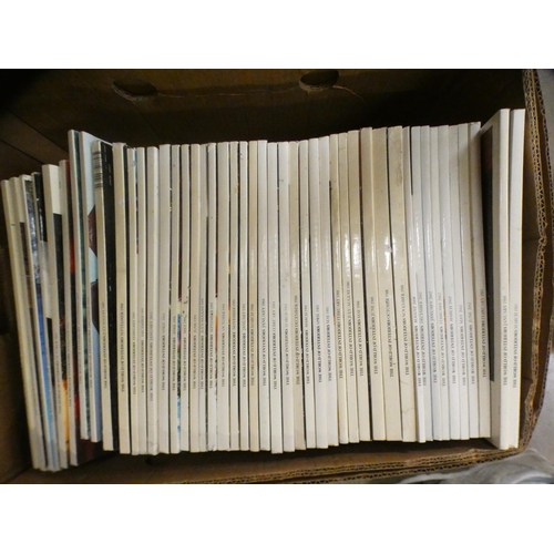 1137 - A box of 48 The World of Interiors magazines, (interior design) from early 1980s through to early 20... 