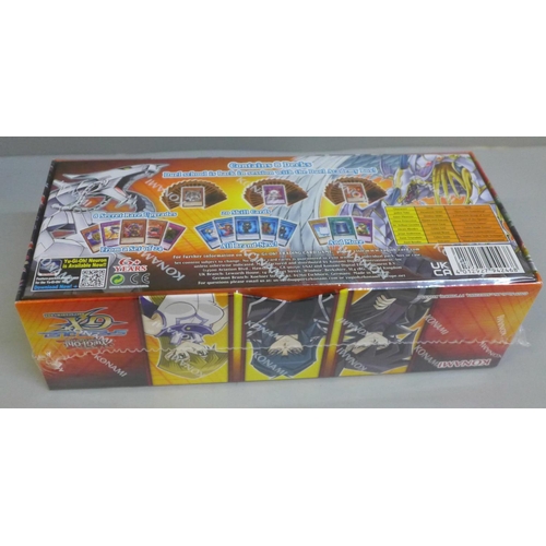 621 - Sealed Yu-Gi-Oh cards:- a sealed Ancient Battles 2021 tin, a sealed Maximum Gold El Dorado 2020, a s... 