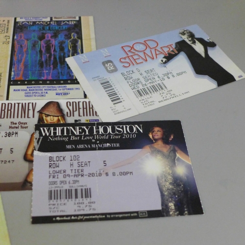 627 - Pop music tickets including Elton John, Genesis, Tina Turner, Pink, Eagles, Phil Collins, Meatloaf (... 