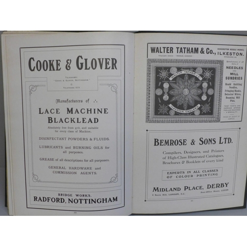 632 - A Nottingham Chamber of Commerce Year Book, 1914, first issue, interspersed with adverts of local bu... 