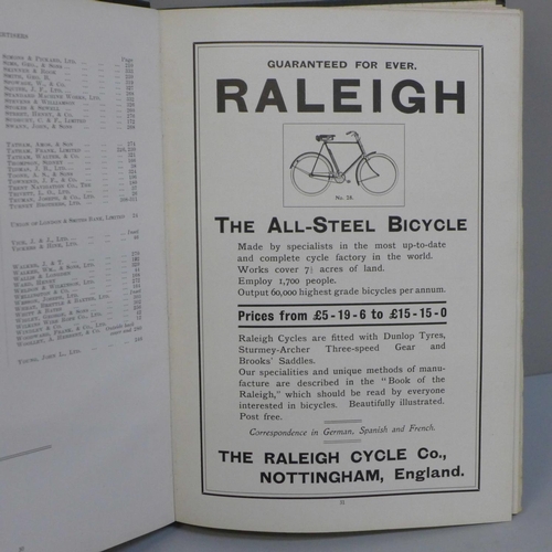 632 - A Nottingham Chamber of Commerce Year Book, 1914, first issue, interspersed with adverts of local bu... 