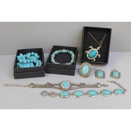 647 - Turquoise jewellery