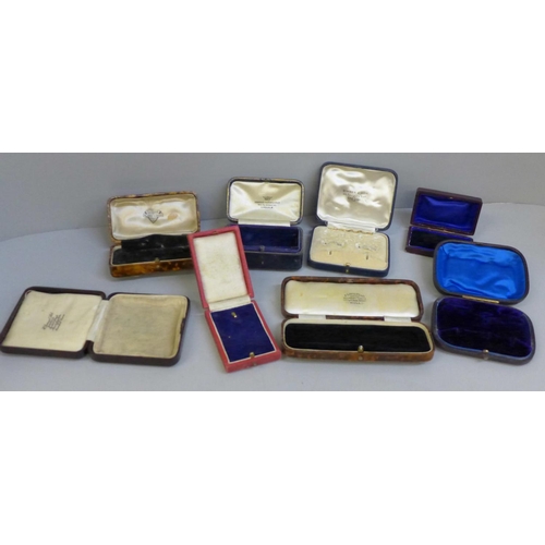 649 - Vintage jewellery boxes