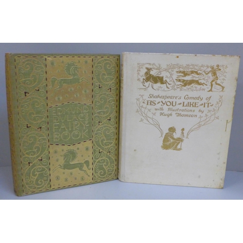 654 - Two volumes, Edmund Dulac's Fairy Book, Fairy Tales of the Allied Nations, with sixteen tipped-in il... 