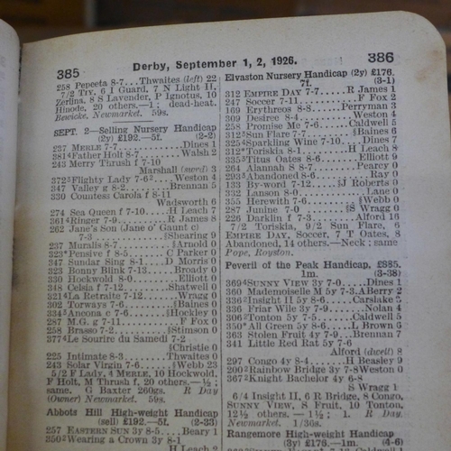 658 - The Sporting Chronicle Racing Up-To-Date books, 1926-1939