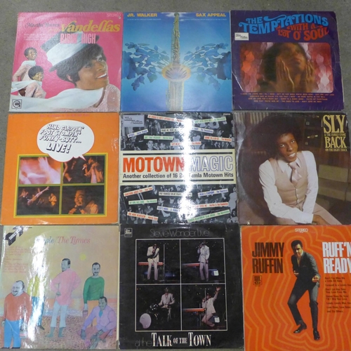 692 - Fifteen soul and Motown LP records